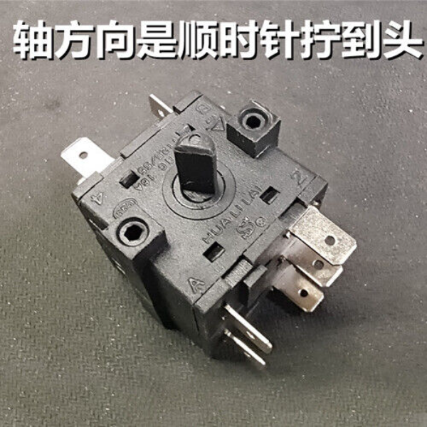 FZ31-9 Electric Oven Function Selector Switch 8 Pins 6 Positions Rotary Switch