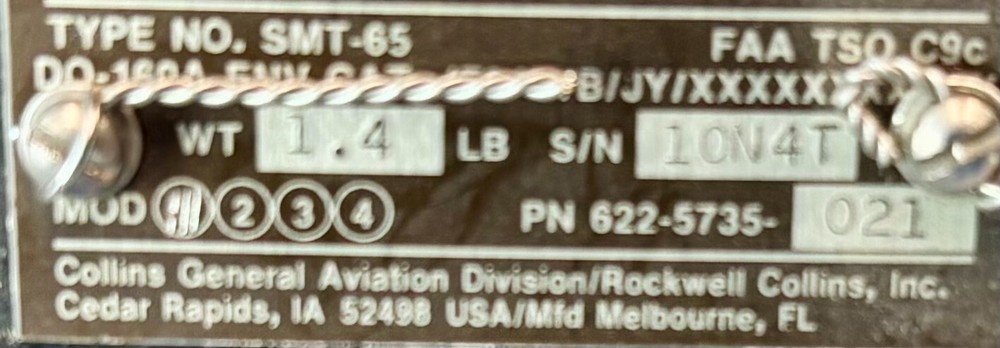 Servo Mount SMT65 622-5735-021 Removed Working