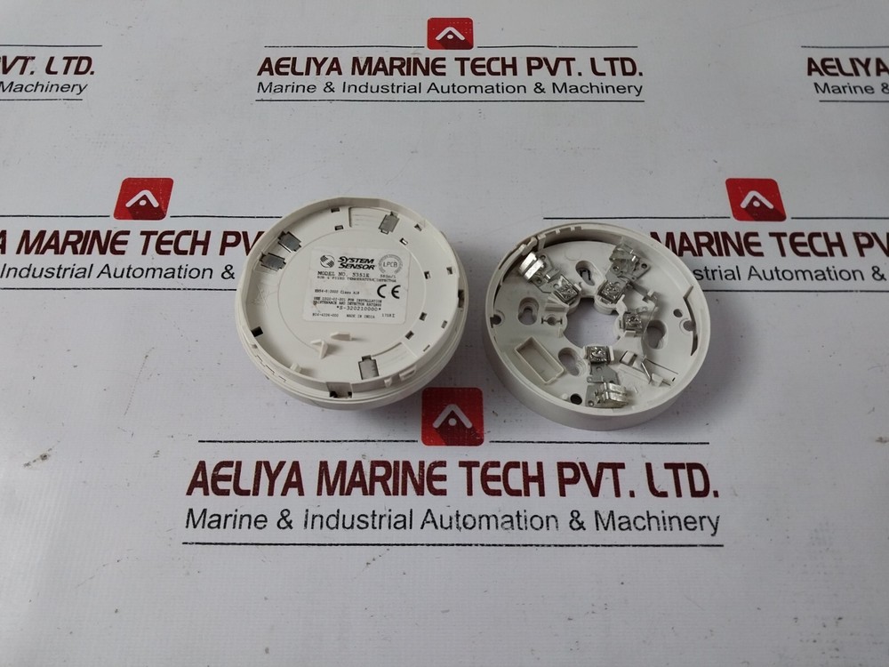 SYSTEM SENSOR 5351E HEAT DETECTOR WITH BASE B401 EN54-5:2000 CLASS A1R