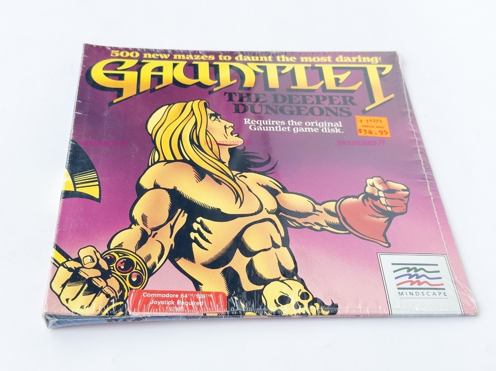 Gauntlet: The Deeper Dungeons - Mindscape - 1987 / Commodore 64/128 - Sealed