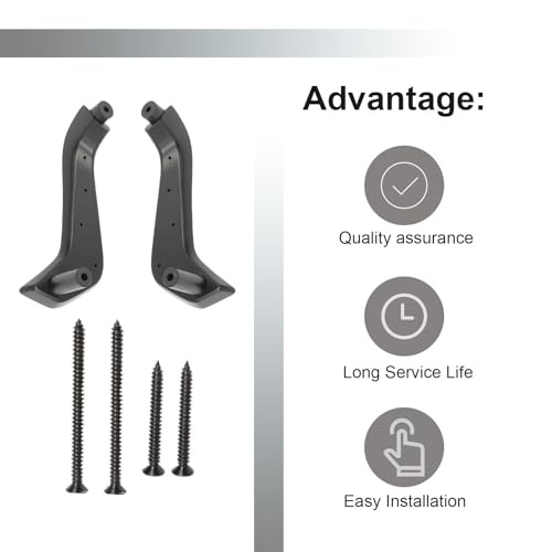 2PCS Interior Inside Door Pull Handle Driver and Passenger Side Compatible