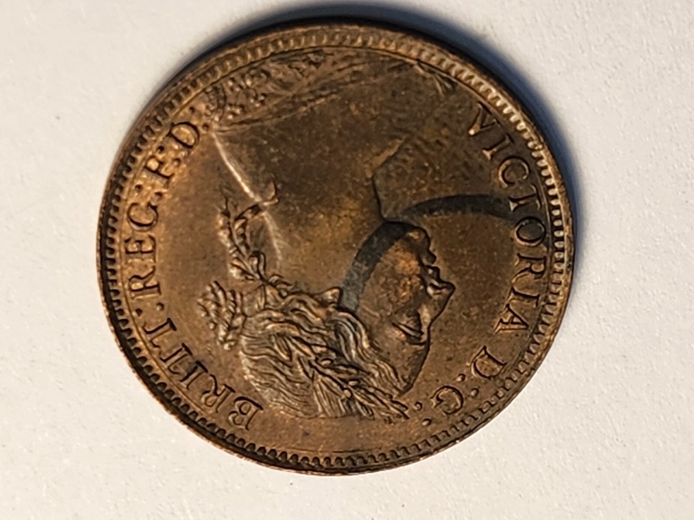 1888 Great Britain Farthing 1164