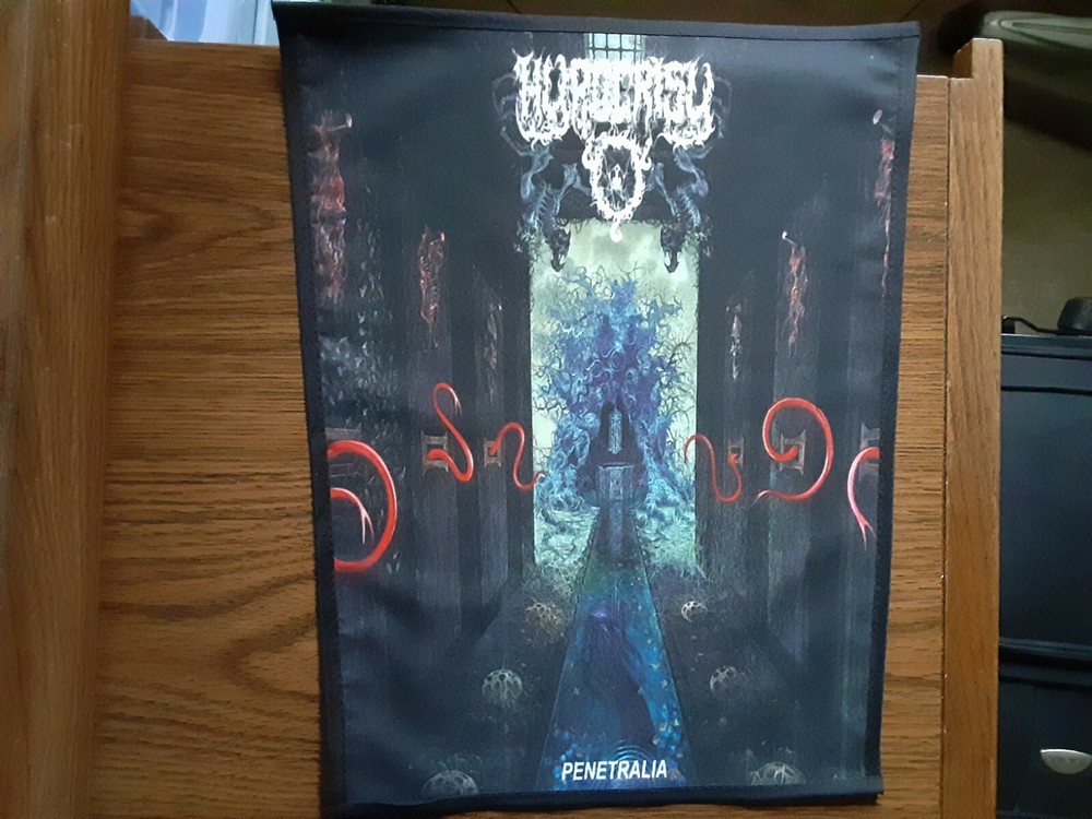 HYPOCRISY,PENETRALIA,SEW ON SUBLIMATED LARGE BACK PATCH