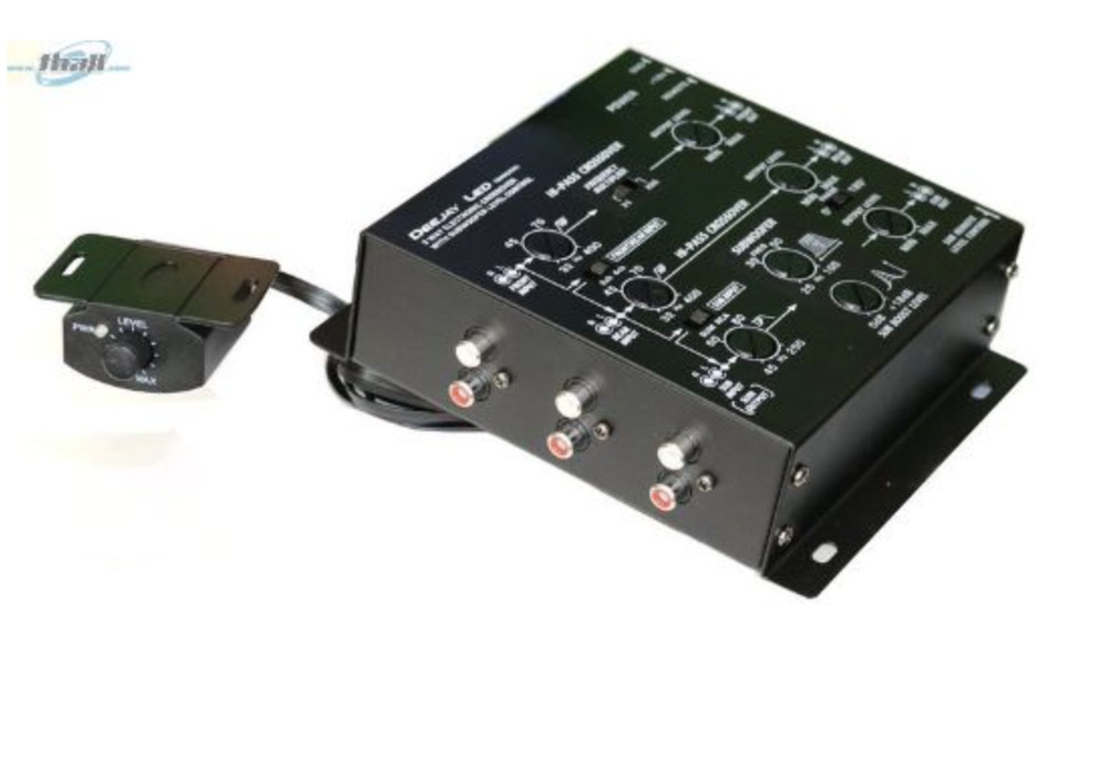 DEEJAY LED TBHMCD361 VEHICLE MULTI-AMPLIFIER CROSSOVER WITH RCA INPUTS AND OUTPU