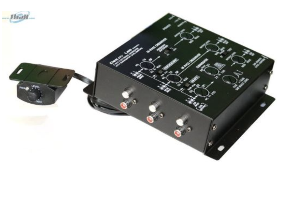 DEEJAY LED TBHMCD361 VEHICLE MULTI-AMPLIFIER CROSSOVER WITH RCA INPUTS AND OUTPU