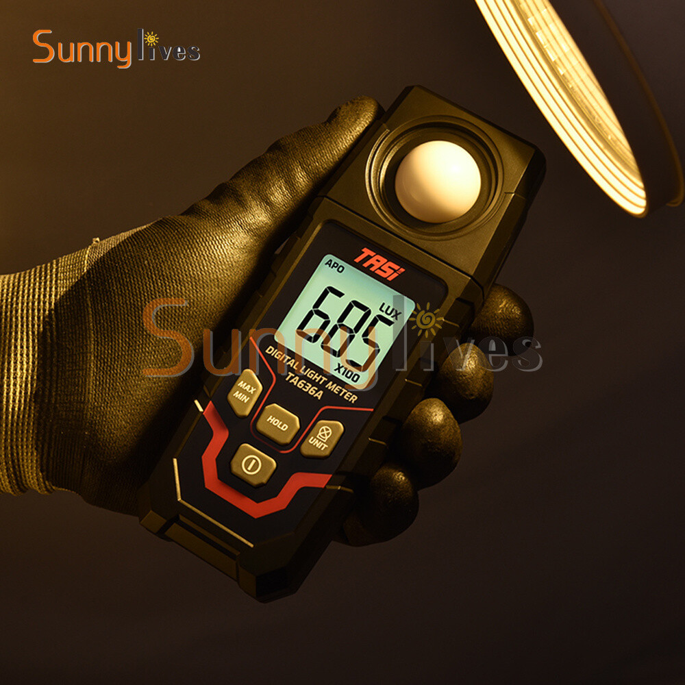 Handheld Digital Light Lux Meter Illuminometer Luminometer 0.1~20000Lux Detector