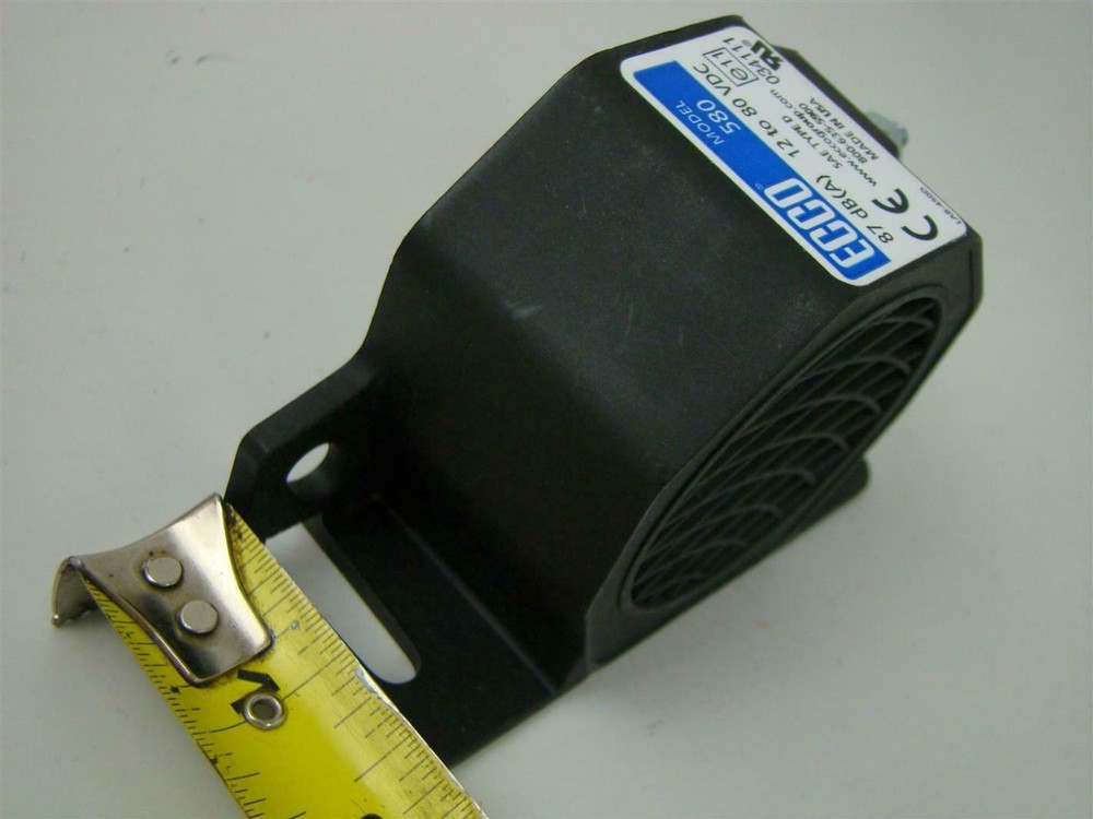 Ecco 12-80 VDC Model 580 Back up Alarm 87db