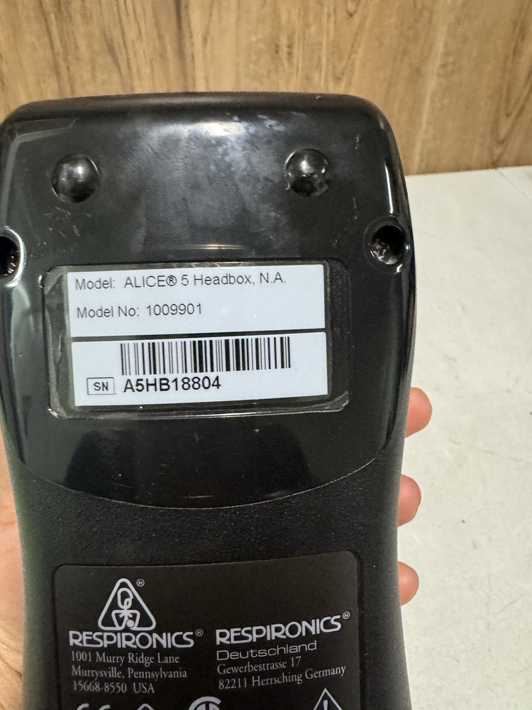 Respironics Alice 5 Headbox Model 1009901 Sleep Study Module Untested