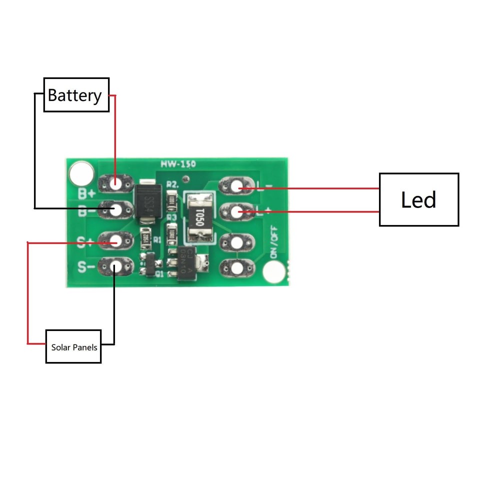 5PCS Solar Charge Controller Auto Light Control Circuit Switch Lithium Batter...