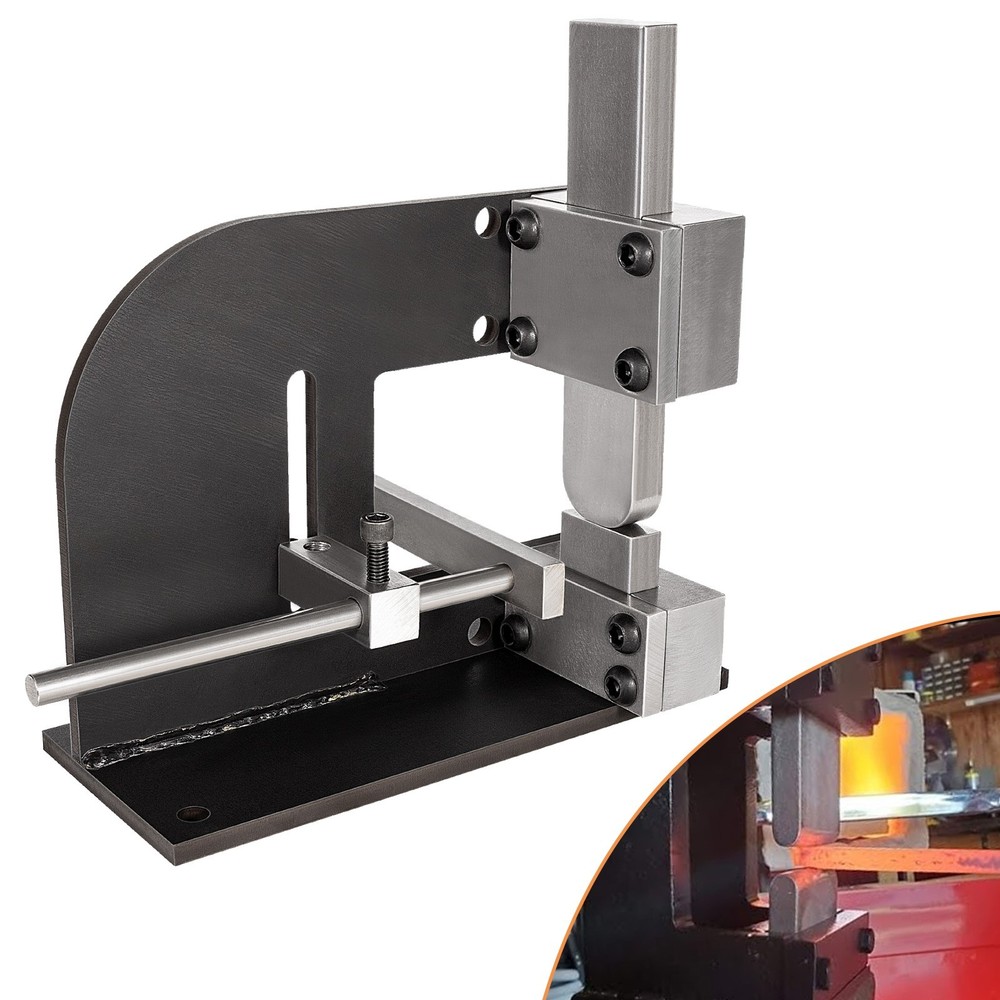 Blacksmith Guillotine Tool, Forge Wizard Blacksmith Tool with Dies and Guides
