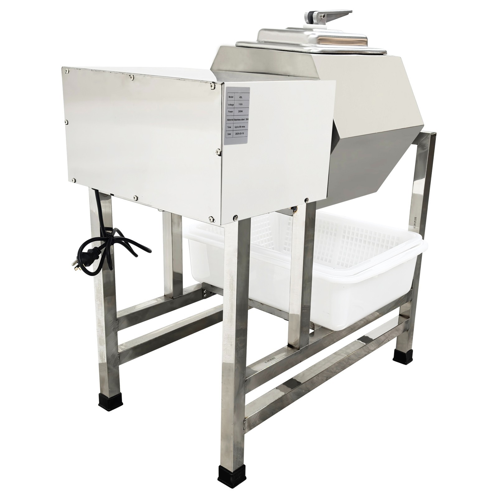 38L Automatic Meat Mixer Pickling Machine Tumbler Marinator Kimchi Maker