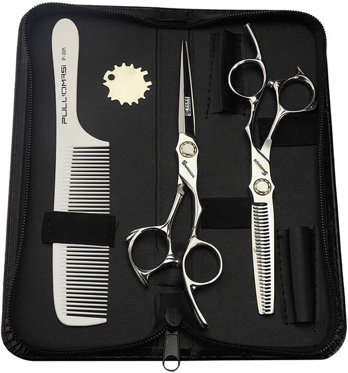 6" Hairdressing Scissors Thinning Scissors, Scissors Box Comb Adjuster (set)