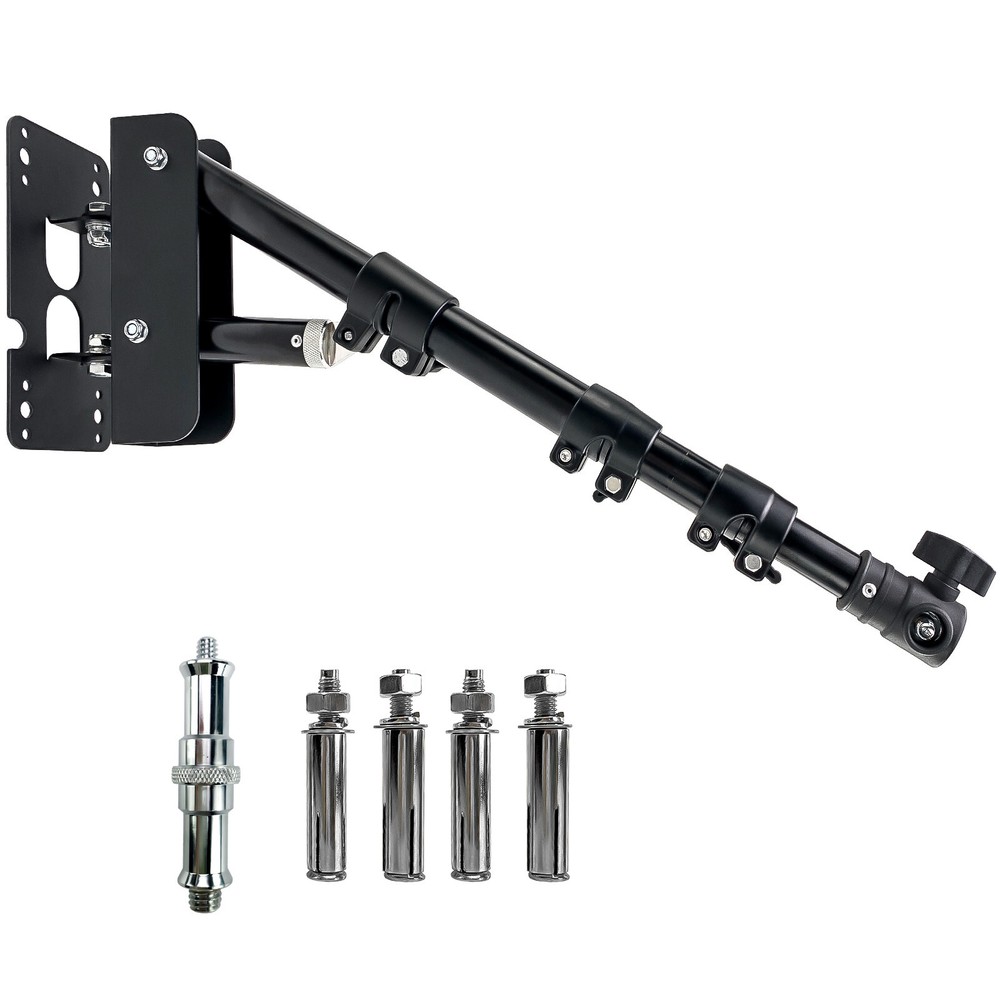 43" Wall Mount Triangle Boom Arm Photography Light Triangle Wall Mount Bracket