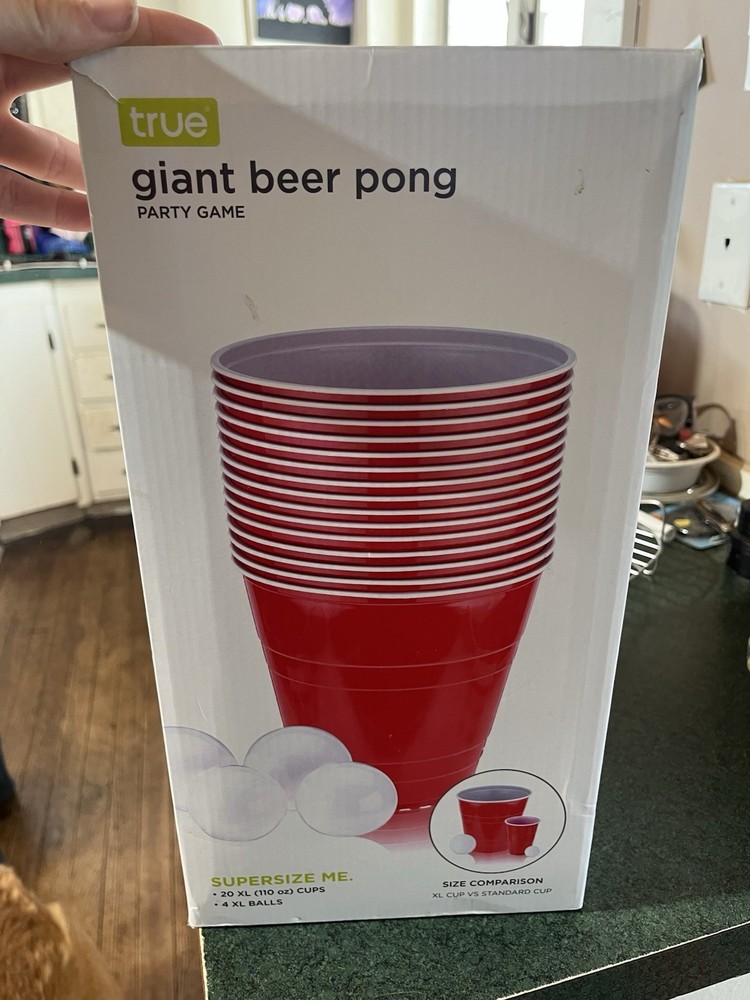 giant beer pong set