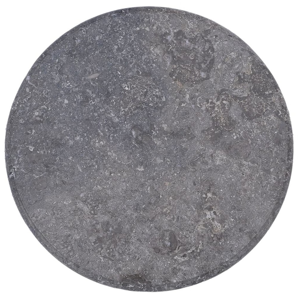 Table Top Gray Marble 23.6 in diameter Table Top Circular