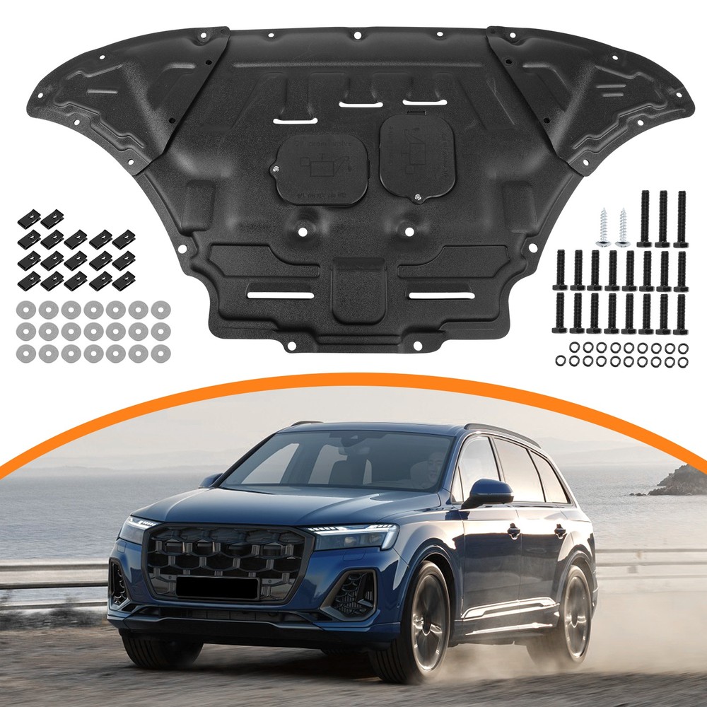 Splash Guard Fit For 2017-2024 Audi Q7 Under Engine Shield Cover Engine