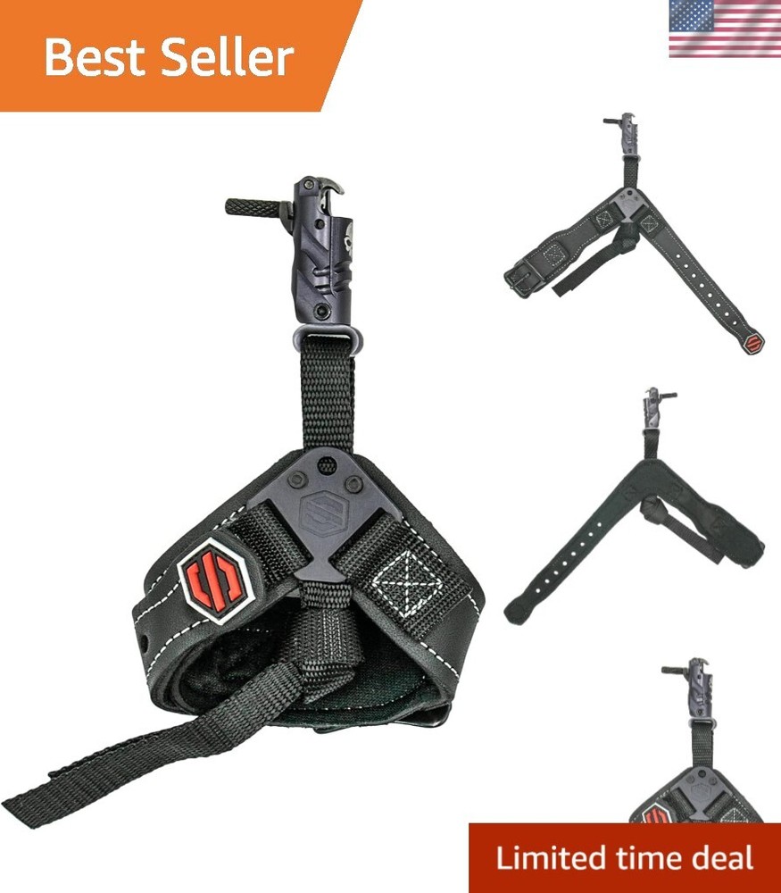 Ghost Buckle Archery Release with NCS Strap-Black