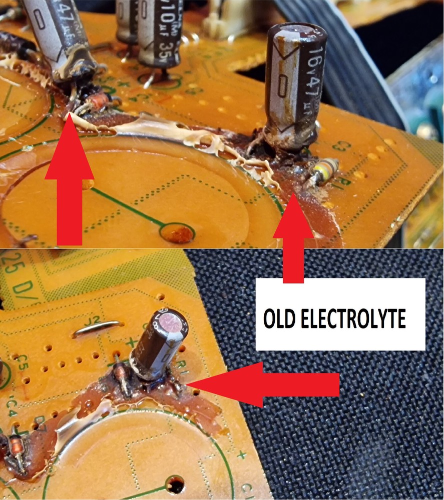 Dynamic-Range Expander DBX 3BX-DS Repair KIT - all capacitors