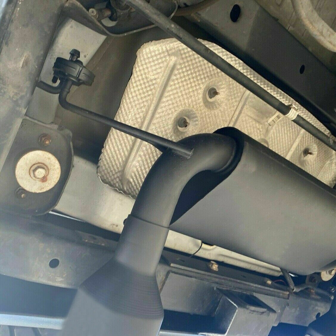 For 07-17 Jeep Wrangler JK 2/4DR Matte Black Dual CatBack Exhaust Muffler System