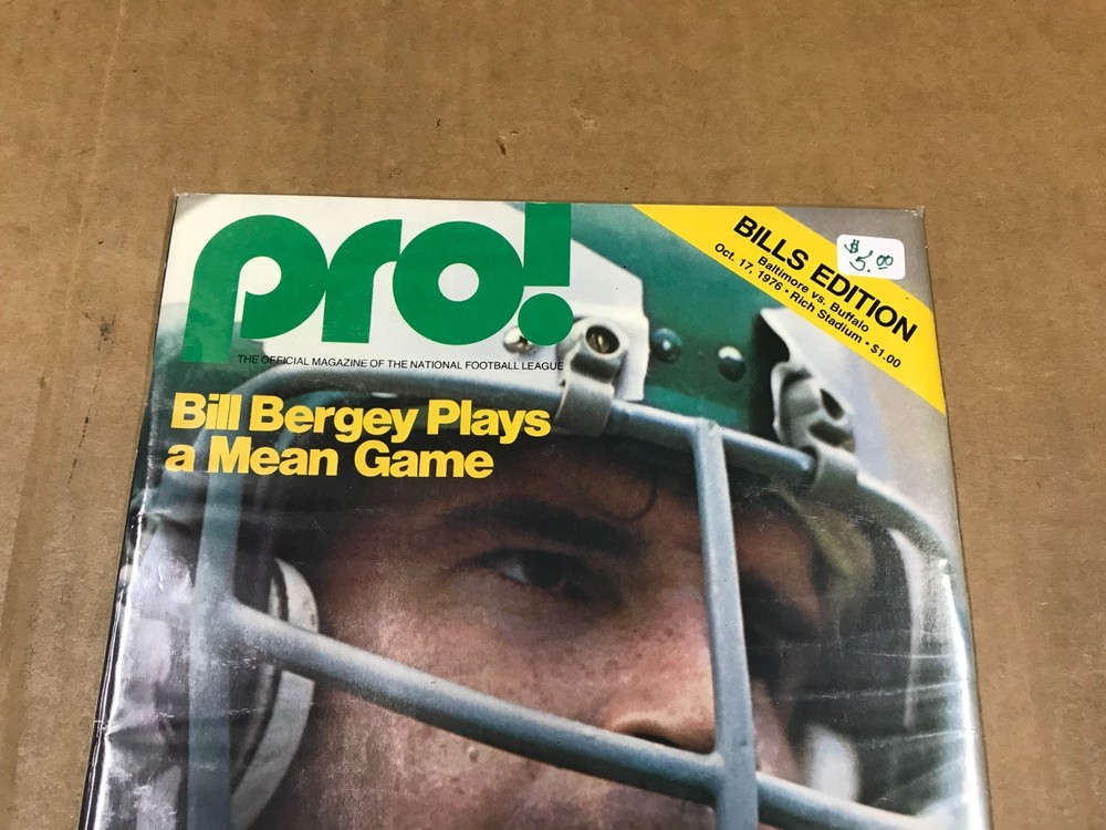 Vintage Pro! NFL Program - Ravens Vs. Bills - October 17, 1976