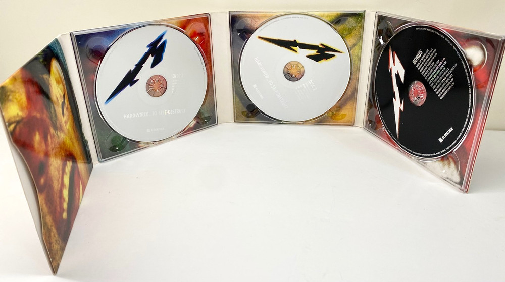 Metallica Hardwired To Self Destruct CD Band Signed By 4 James Hetfield Lars