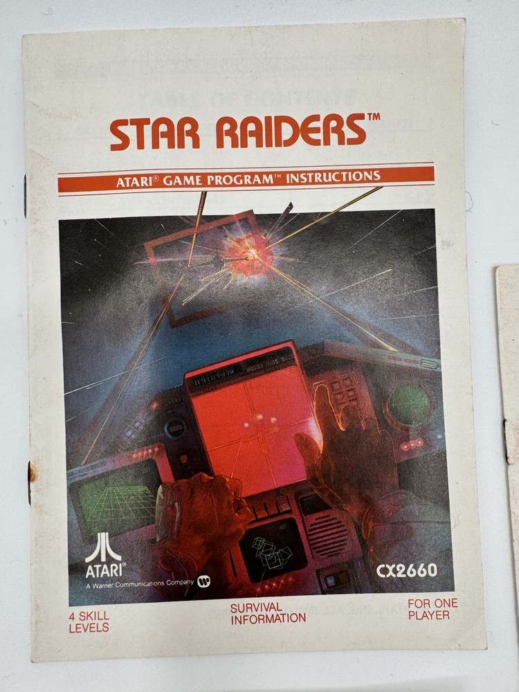 VTG Atari Instruction Booklets ONLY: Defender Star Raisers Pac-Man Atari Force