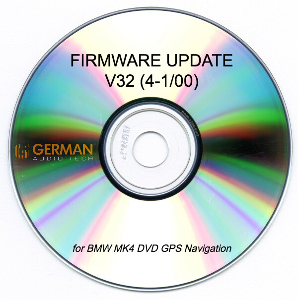V32 SOFTWARE UPDATE DISC for BMW MK4 DVD CD NAVIGATION COMPUTER E39 E53 X5 E46 M
