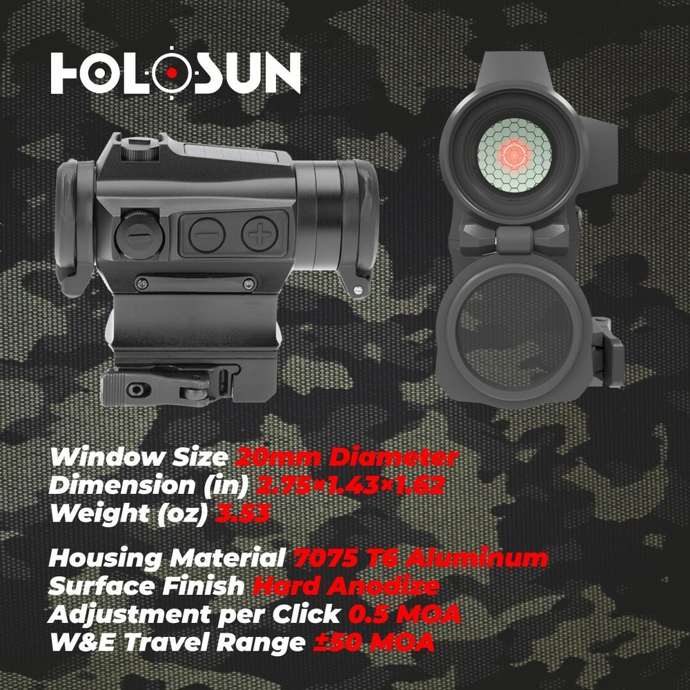 Holosun HS515CM Optical Red Dot Sight
