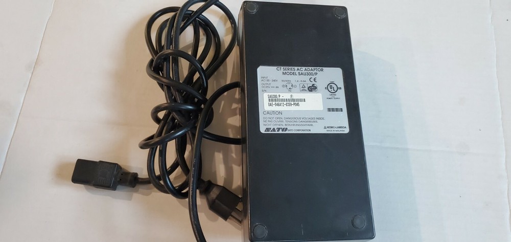 Sato CT410DT Parallels serial Port Ready Barcaode Printer W/ AC Tested