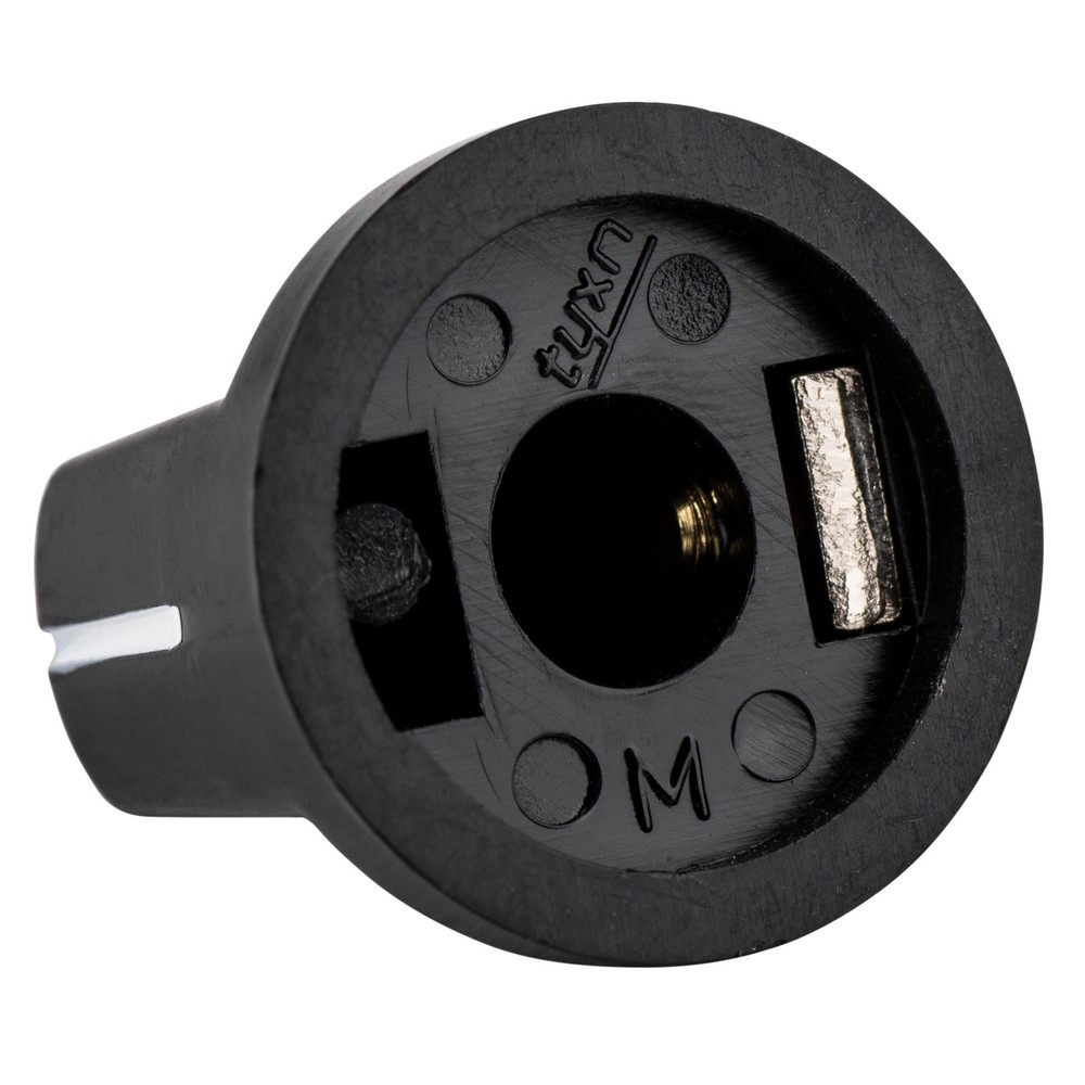 Medium Phenolic Amp Knob Black