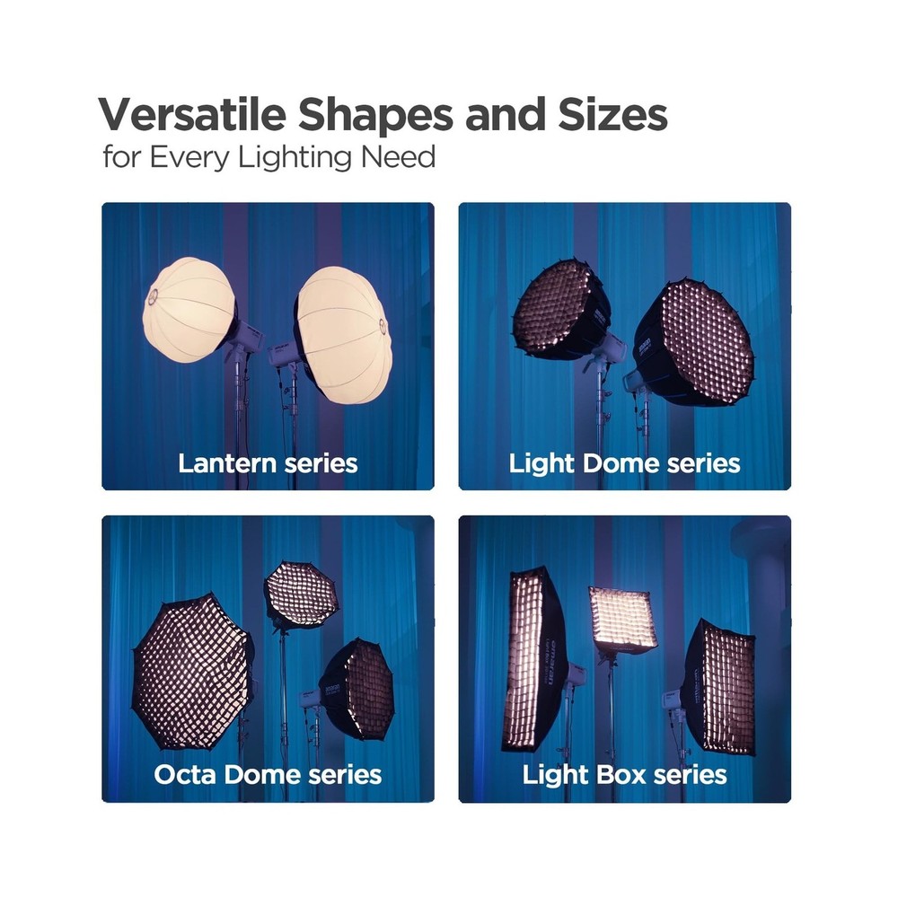 Amaran Lantern 90, 3ft(90cm) Omnidirectional Bowens Mount Soft Light Modifier...