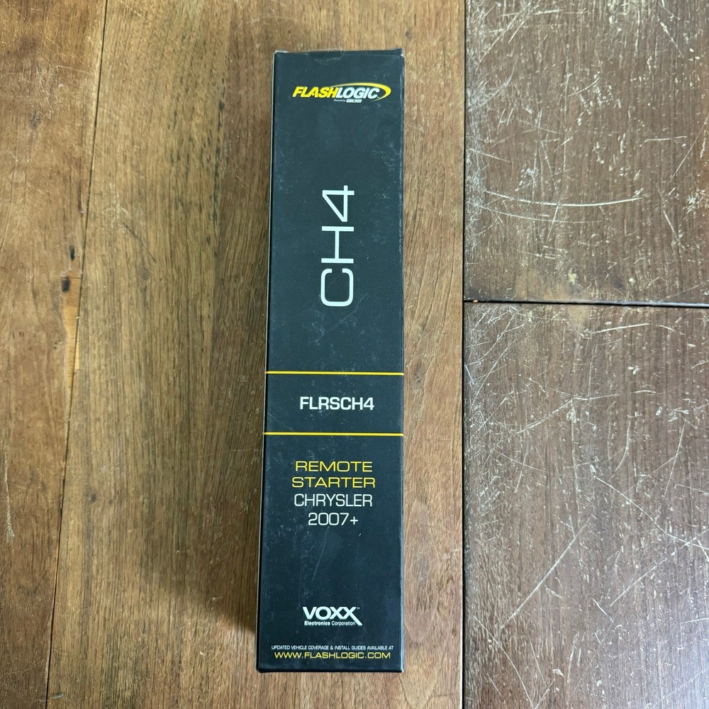 FlashLogic CH4 FLRSCH4 Chrysler 2007+ Remote Starter NEW opened box COMPLETE