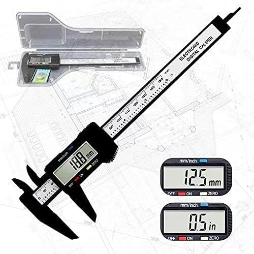 User-Friendly Digital Calipers with LCD Display & Safety Features - 0-6"