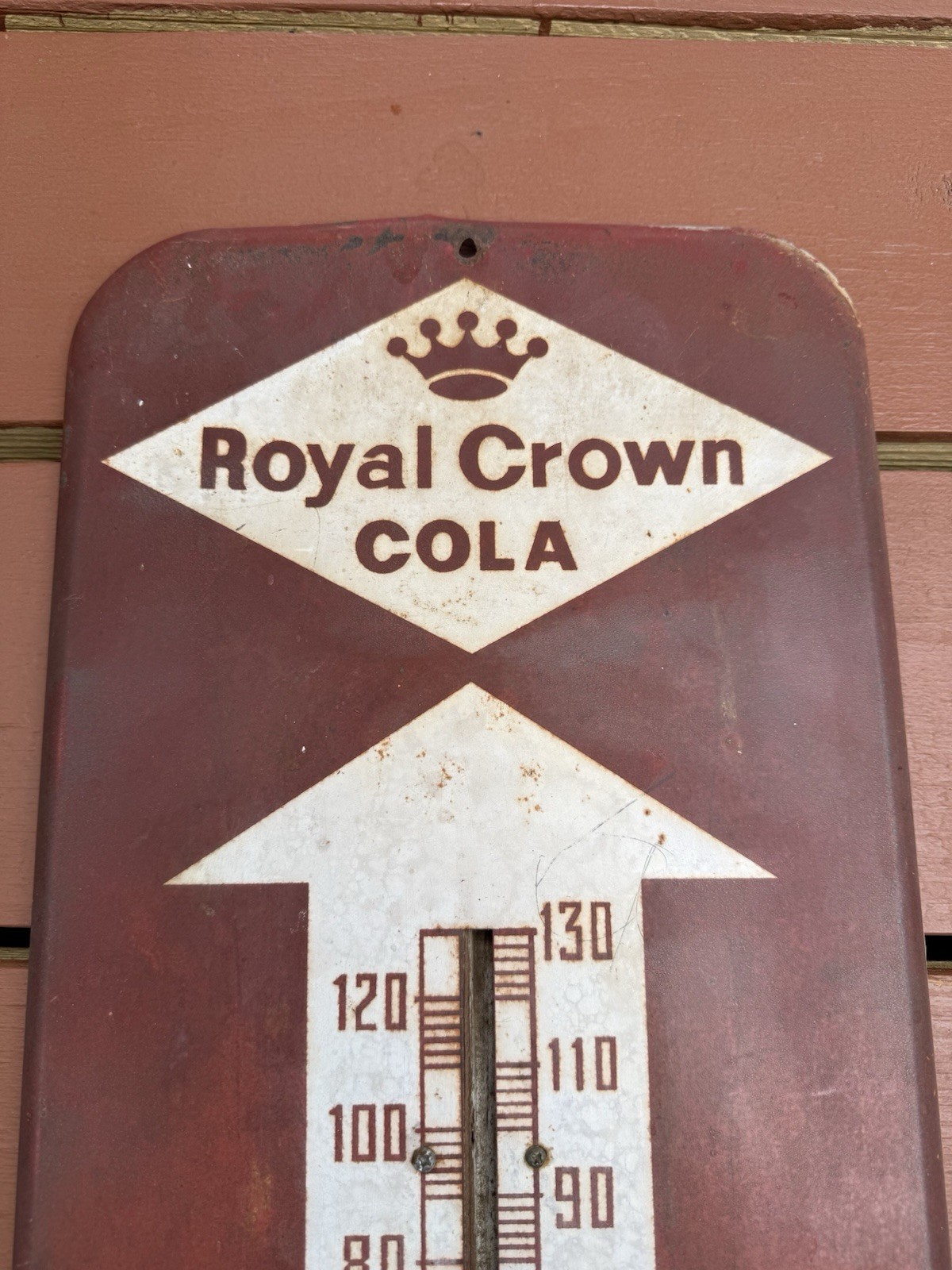 Royal Crown Cola “Better Taste Calls for RC” Advertising Thermometer Vintage