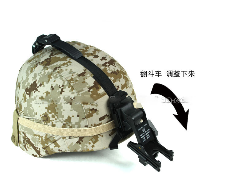 Tactical Helmet Base Mount + NVG Mount + Pull Rope for MICH / M88