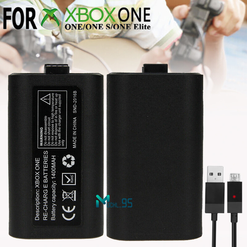 For Xbox One Series S X Controller Rechargeable Battery + Charging Cable Kit