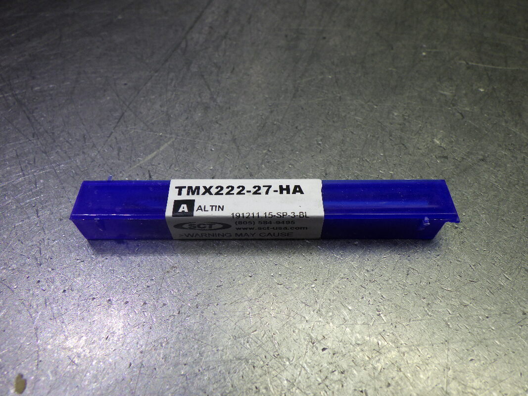 SCT 1/16-27 & 1/8-27 Helical 3 Flute Carbide Thread Mill  TMX222-27-HA (LOC3475)