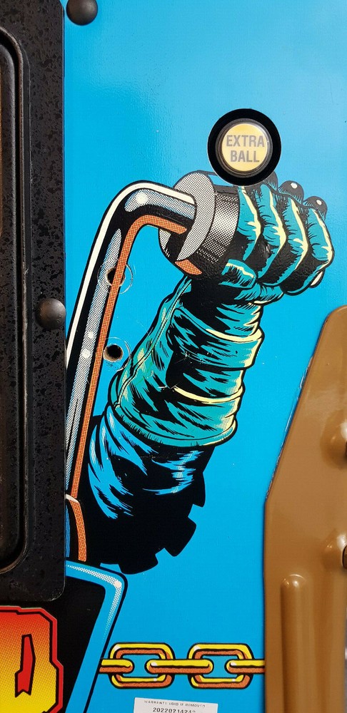 Judge Dredd - Pinball Machine Cabinet Front Decals