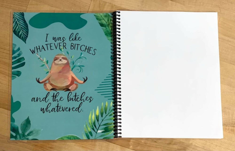 Sketch Book Journal - Sloth 'Whatever'