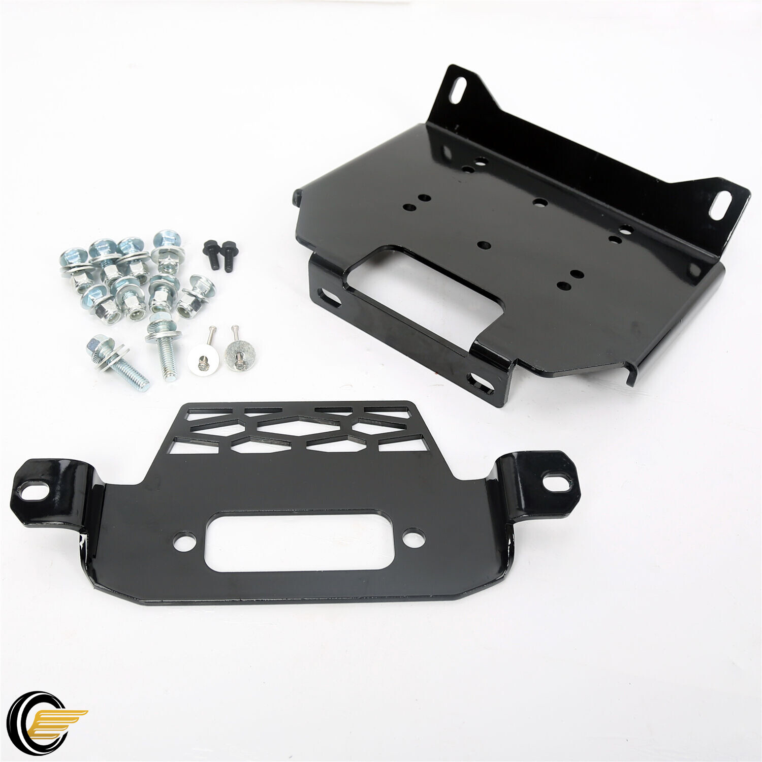 For Polaris 15-19 RZR 900&14-19RZR 1000&General Winch Mount Plate Bracket 101220