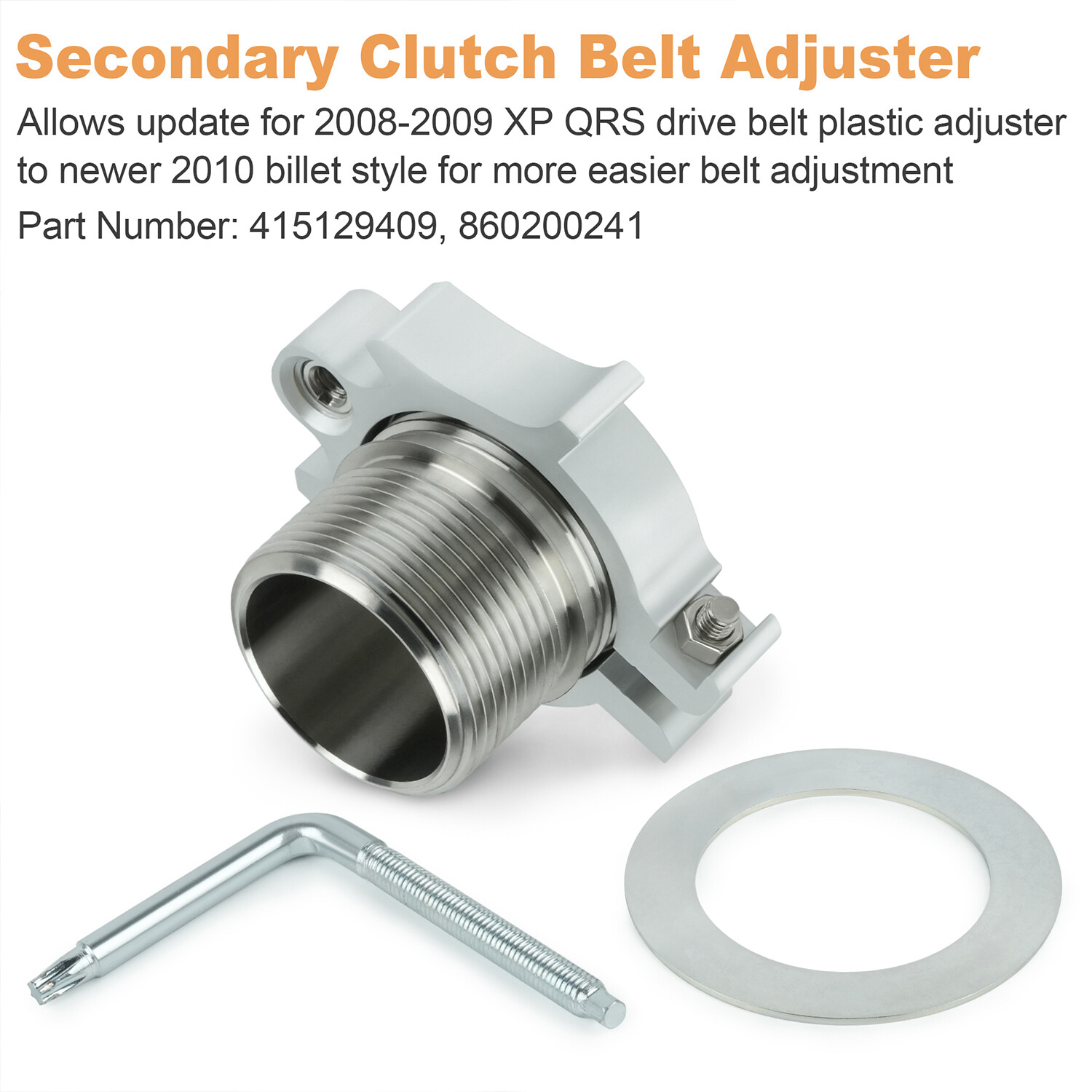 Secondary Clutch Belt Adjuster Kit For Ski-Doo XP 2008-2009 Update to 2010 Newer