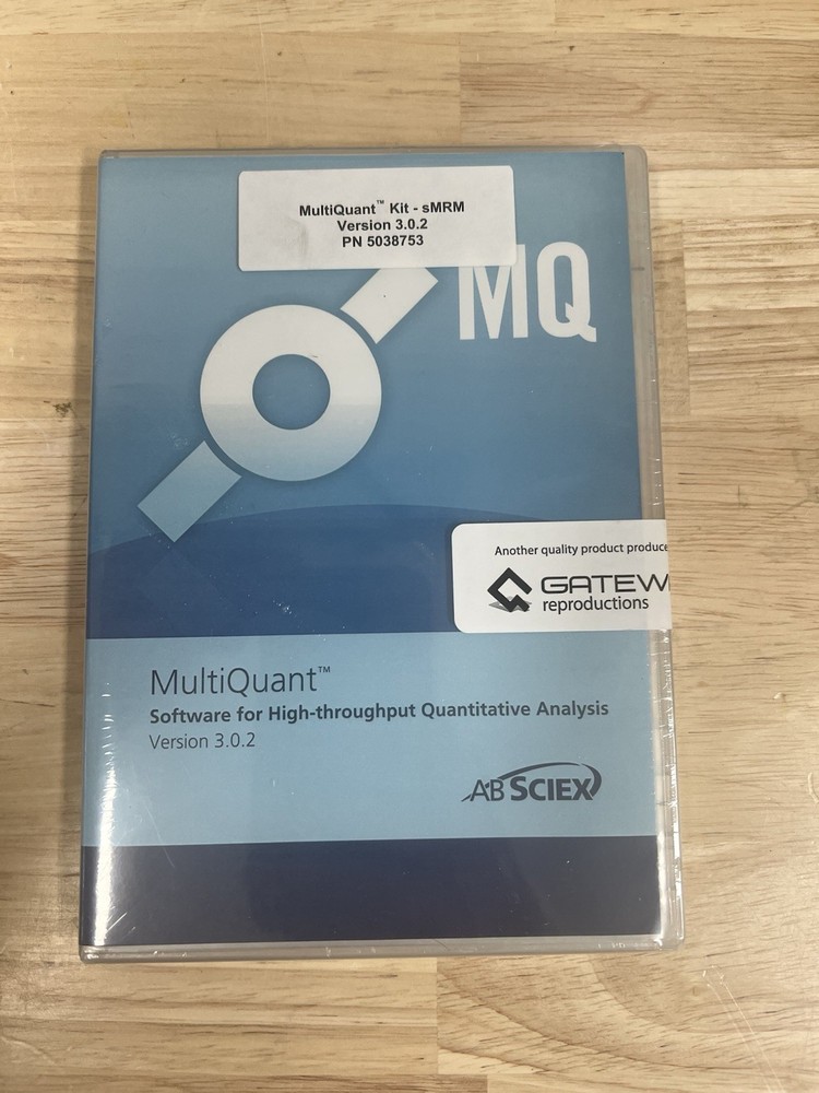 AB Sciex MutiQuant Software  Quantitative Analysis 3.0.2 PN5038753
