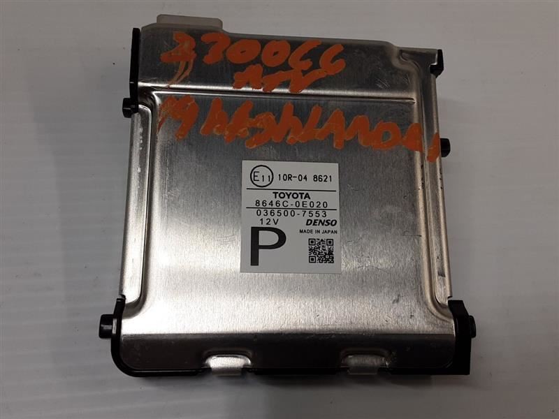 Camera/Projector Camera Front Windshield Mounted Fits 17-19 HIGHLANDER 2427928