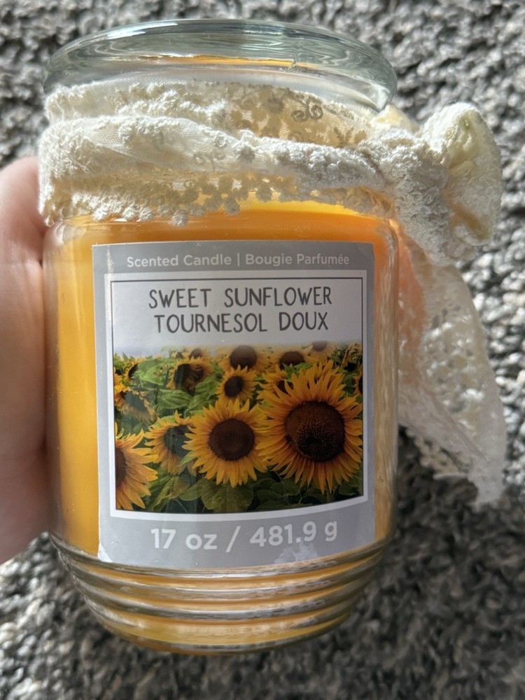 Sunflower Candle