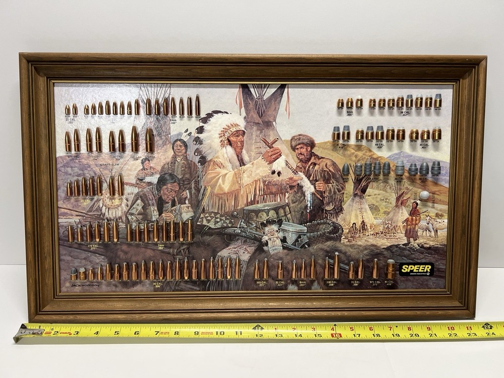 Vintage Speer Ammo Board