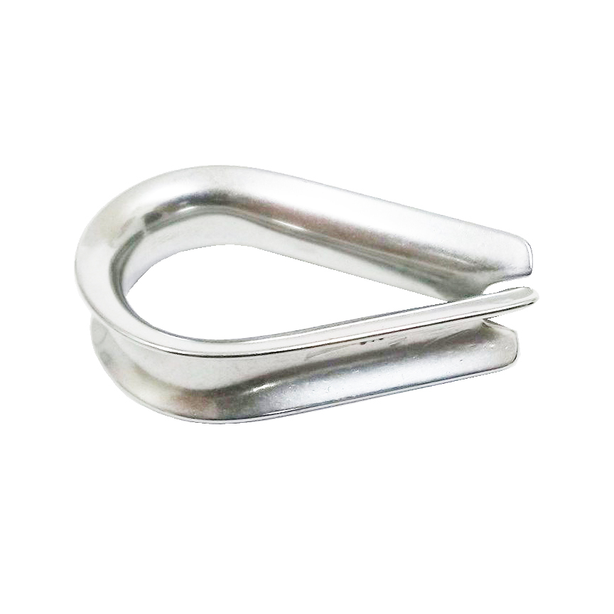 25 ea Galvanized Wire Rope Thimbles, Heavy Duty 1/4"