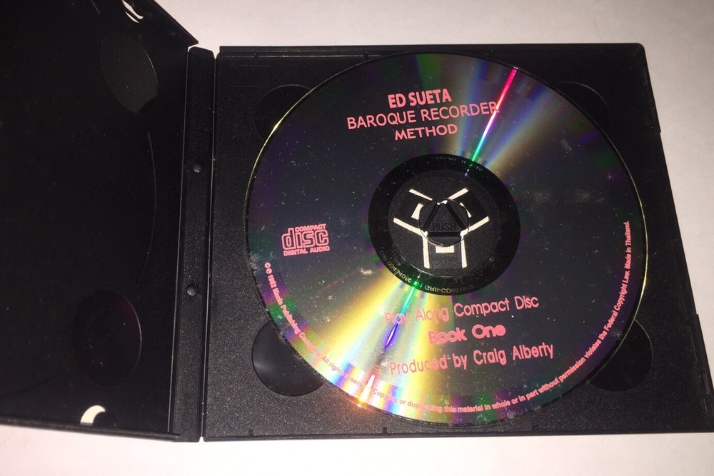 Ed Sueta Baroque Recorder Method Play Along Cd