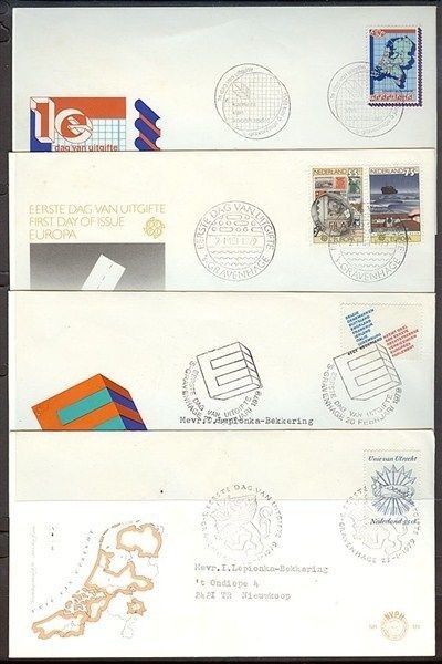 NETHERLANDS FDC’s (x8) (ID:383/D27655)