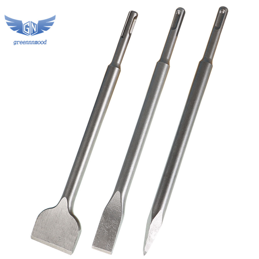 6 Pcs SDS plus Chisel Set Concrete Drill Bit Set Rotary Hammer Bits New