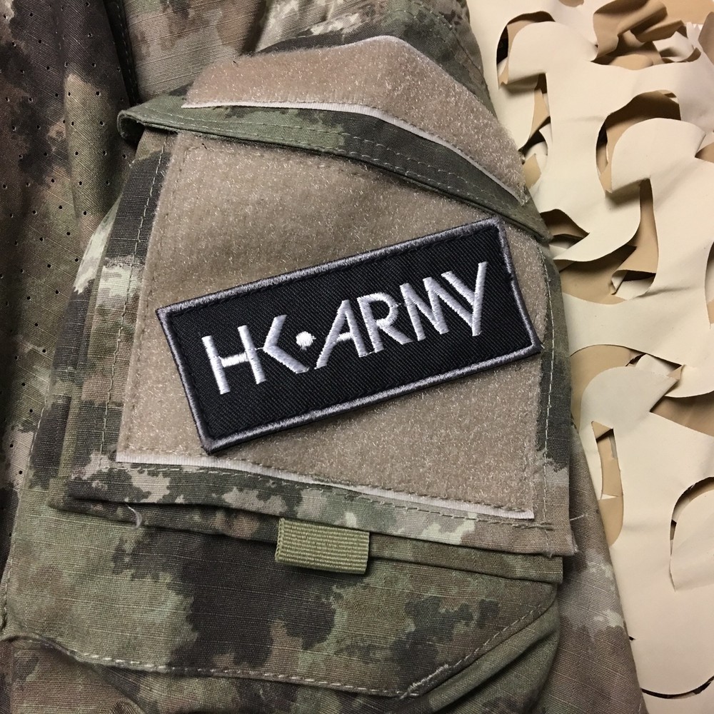 NEW HK Army Paintball Patch - Typeface